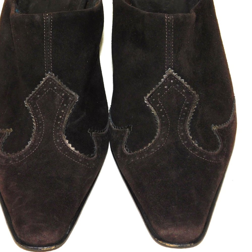Aquatalia By Marvin K Made In Italy Suede Leather… - image 3